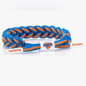 Rastaclat NBA New York Knicks - Blue and orange basketball bracelet with laces💥